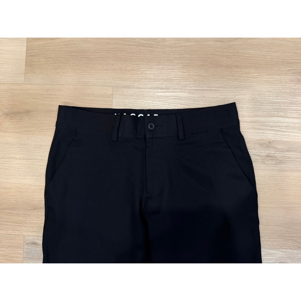 Men's Haggar Flex Series Black Dress Pants Slim Fit size 34x30 - Picture 2 of 8